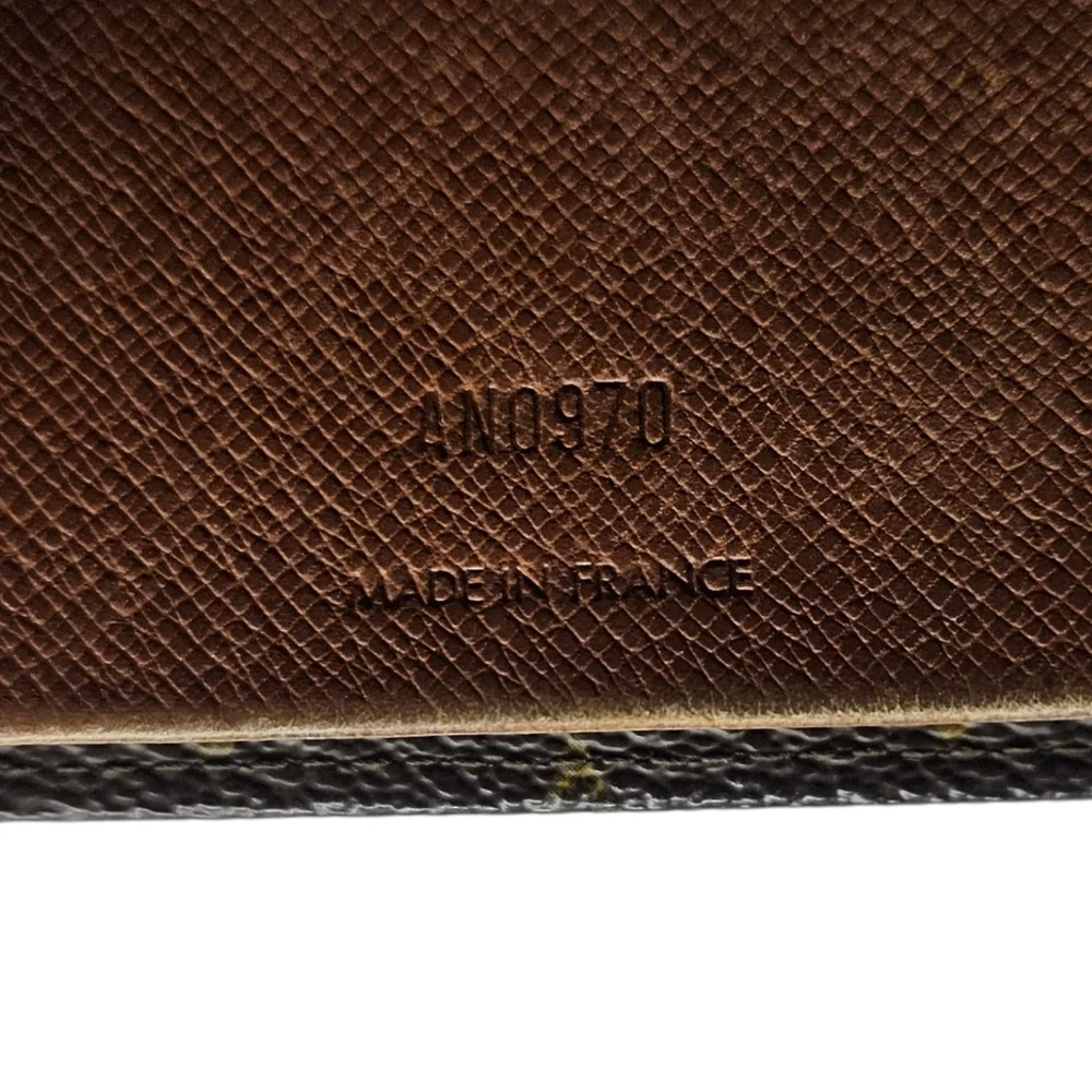 Louis Vuitton Vintage Elise Double Snap Wallet in Monogram Canvas From 1990